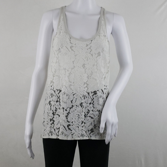 CHASER Lace Racerback Tank - Picture 2 of 11